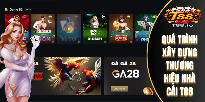 Giới Thiệu T88 2 Quá trình xây dựng thương hiệu nhà cái T88